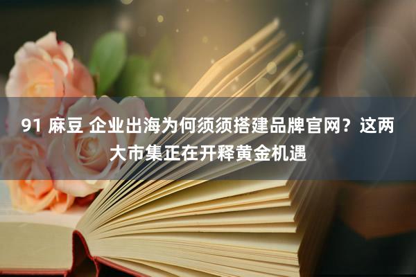 91 麻豆 企业出海为何须须搭建品牌官网？这两大市集正在开释黄金机遇